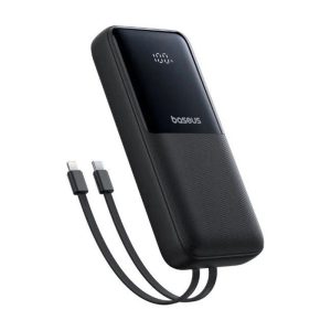 پاوربانک 22 وات بیسوس مدل LIPOW Dual ظرفیت 20000 میلی‌آمپرساعت به همراه کابل USB-C و لایتنینگ