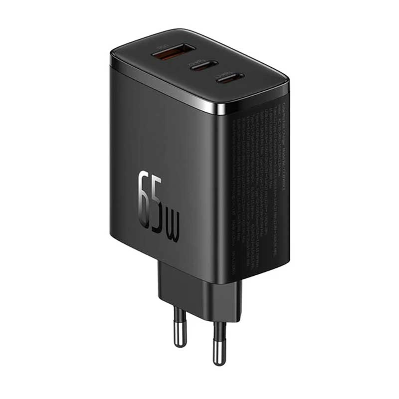 شارژر دیواری بیسوس Cube Pro 65 وات با تکنولوژی GaN