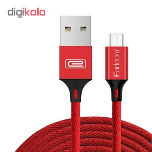 کابل تبدیل USB به microUSB ارلدام مدل EC-015M طول 1 متر