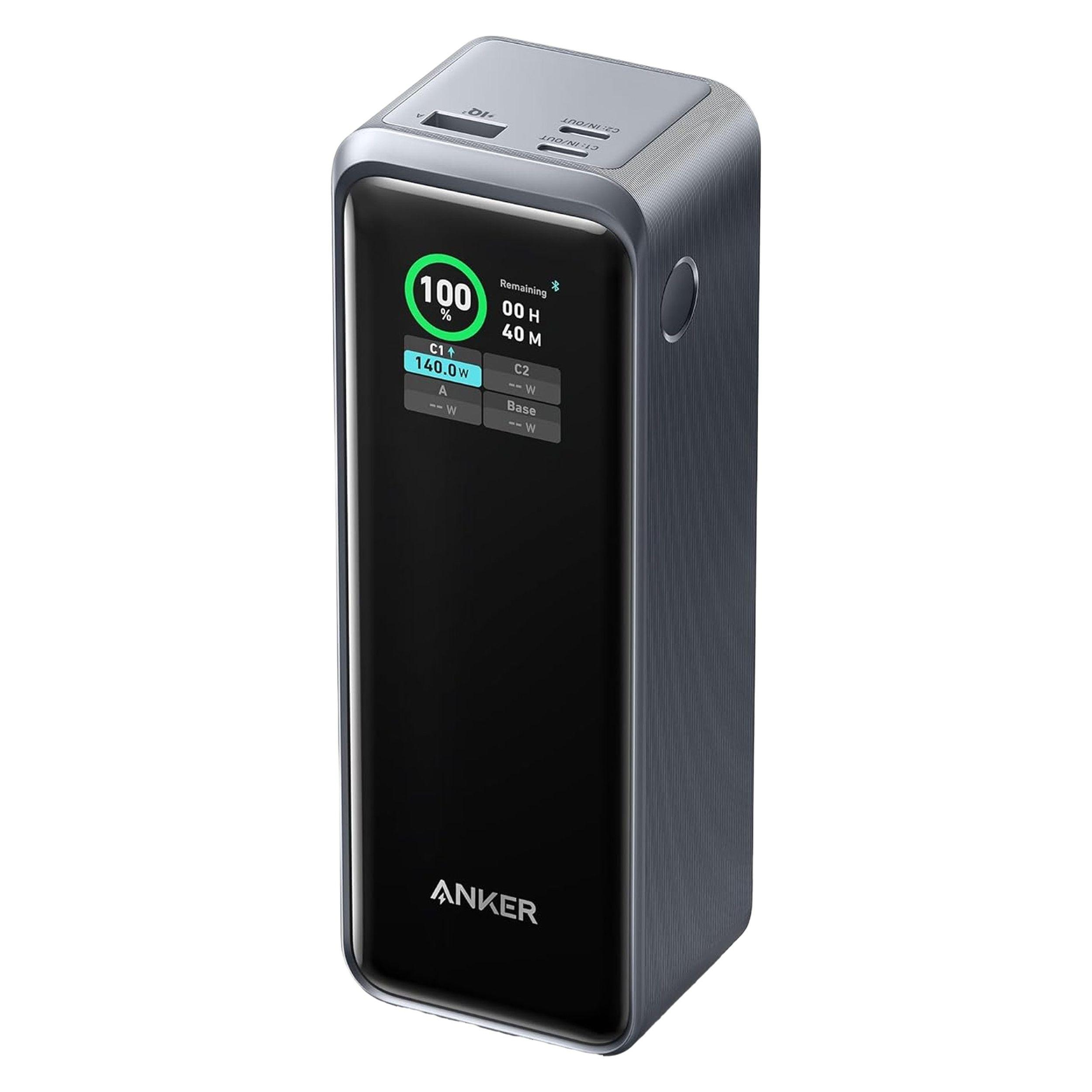 پاوربانک انکر مدل A1340 ظرفیت 27650 میلی آمپر ساعت 1 پاوربانک انکر A1340 با ظرفیت 27650 میلیآمپرساعت