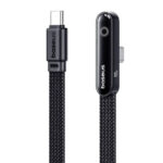 کابل USB-C بیسوس MVP3 با روکش نایلونی مشکی کیهانی