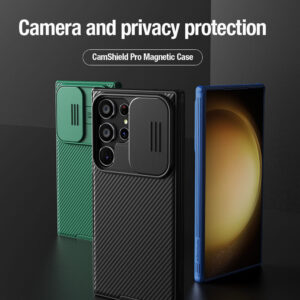 کاور نیلکین مدل CamShield Pro مناسب برای گوشی موبایل سامسونگ Galaxy S24 Ultra
