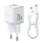 شارژر دیواری بیسوس Palm 20W به همراه کابل USB-C