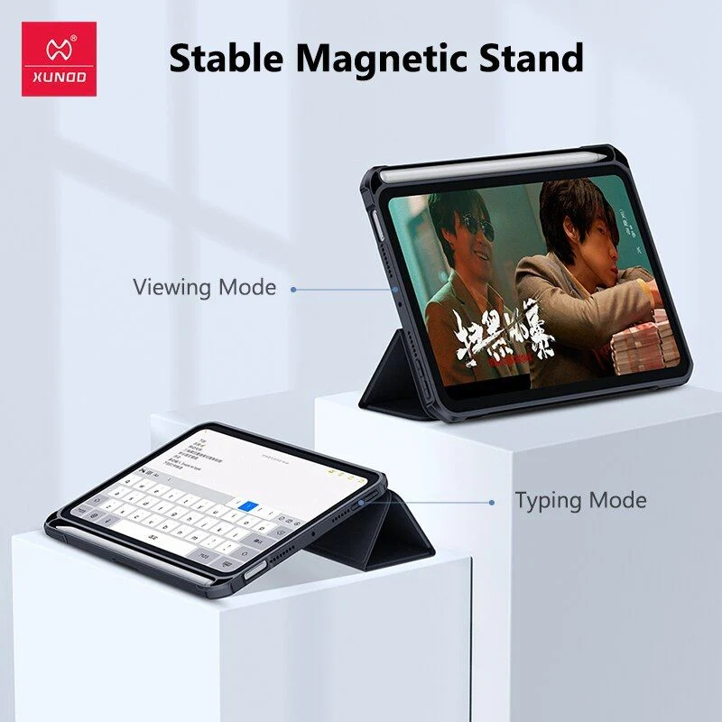 کیف کلاسوری ژاند مدل Beatle Leather مناسب برای تبلت Apple iPad mini 7th Generation 2024-8.3 inch، Apple iPad Mini 6th Generation-8.3 inch