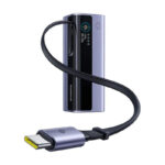 پاوربانک بیسوس مدل EnerGeek GR11 پاوربانک 20000 میلیآمپر 145 وات با کابل جمعشونده