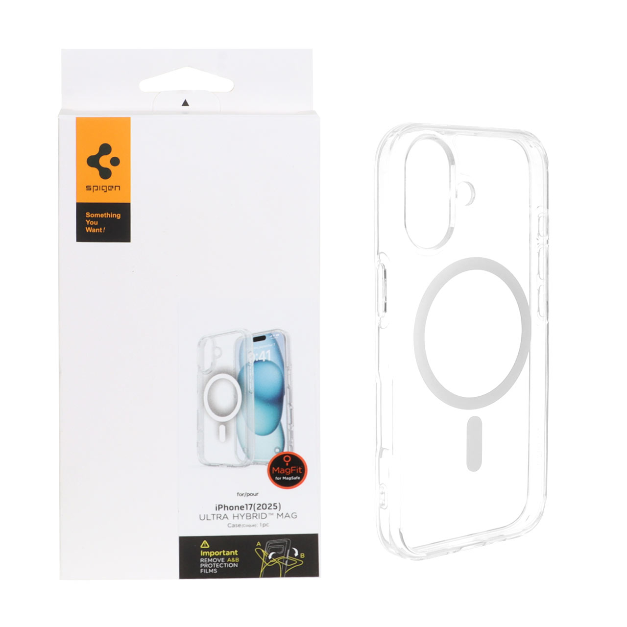 کاور اسپیگن مدل ultra hiybrid magsafe مناسب برای گوشی موبایل اپل iphone 17 1 کاور اسپیگن iPhone 17 مدل Ultra Hybrid MagFit
