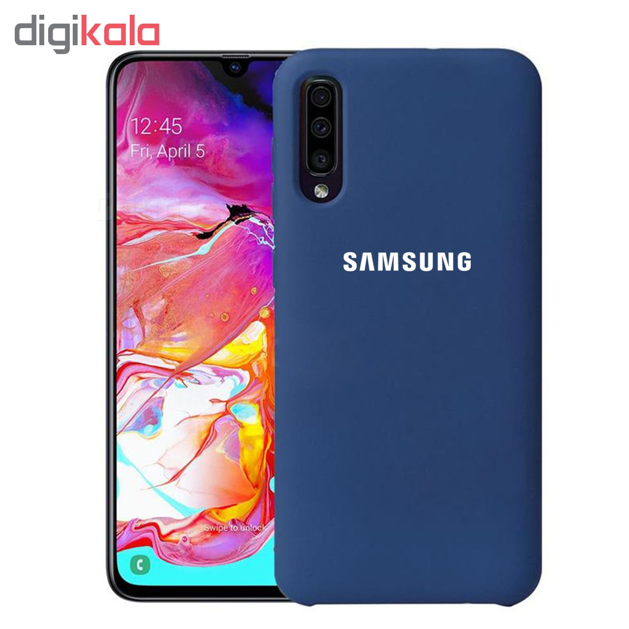 کاور سیلیکونی مدل Silky soft-touch مناسب برای گوشی موبایل سامسونگ Galaxy A70