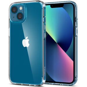 کاور اسپیگن مدل ultra hybrid clear مناسب برای گوشی موبایل اپل iphone 13