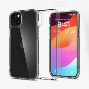 کاور اسپیگن مدل ultra hybrid مناسب برای گوشی موبایل اپل iphone 15