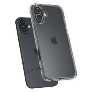 کاور اسپیگن مدل ultra hybrid clear مناسب برای گوشی موبایل اپل iphone 16