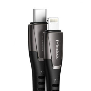 کابل USB-C به لایتنینگ مک دودو CA-7081 طول 1.8 متر با روکش کنفی و توان 18 وات