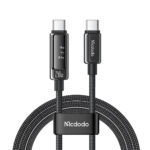 kabol usb c mcdodo ca 890 کابل دو سر تایپ سی 240 وات با نمایشگر OLED