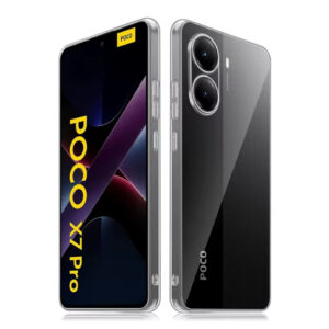 کاور تیسیکالا مدل ژله ای شفاف مناسب برای گوشی موبایل شیائومی POCO X7 Pro