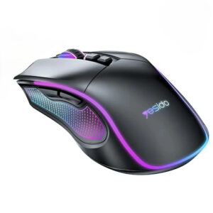 ماوس گیمینگ یسیدو KB20، ماوس RGB با دقت 7200 DPI، 7 کلید قابل برنامه‌ریزی و طراحی ارگونومیک