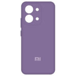 silicone case xiaomi redmi note 13 4g کاور سیلیکونی پاک‌کنی با محافظ لنز دوربین