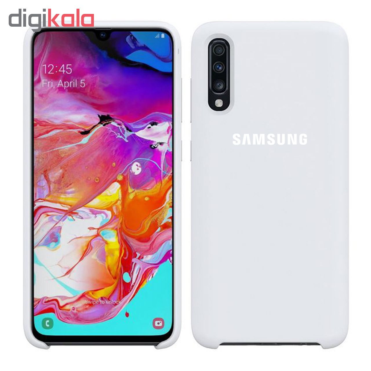 کاور سیلیکونی مدل Silky soft-touch مناسب برای گوشی موبایل سامسونگ Galaxy A70