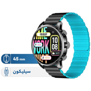 ساعت هوشمند کیسلکت مدل Kr2 با بند سیلیکونی