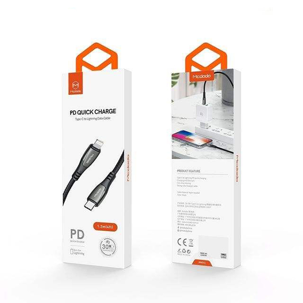 کابل تبدیل USB-C به لایتنینگ مک دودو مدل CA-7081 طول 1.8 متر