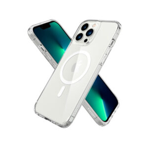 کاور اسپیگن مدل ultra hybrid magsafe مناسب برای گوشی موبایل اپل iphone 13 pro max