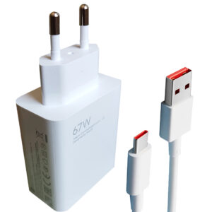 شارژر دیواری 67 وات شیائومی همراه کابل USB-C