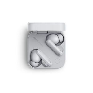 هندزفری بلوتوثی ناتینگ مدل CMF Buds Pro 2 با نویز کنسلینگ فعال (ANC)، درگاه شارژ USB Type-C، دارای میکروفون سه‌گانه با قابلیت حذف صدای باد، مقاوم در برابر رطوبت و عرق (IP55)