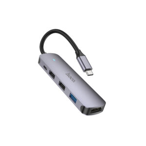 هاب 5 پورت USB-C هوکو HB27 با HDMI و USB