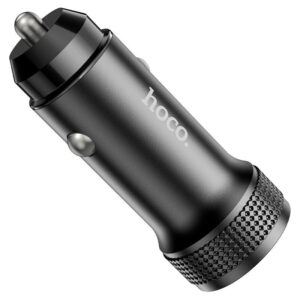 شارژر فندکی 18 وات هوکو مدل Z49A QC3.0 به همراه کابل تبدیل تایپ سی