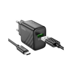 شارژر دیواری 18 وات هوکو مدل CS21A به همراه کابل USB-C