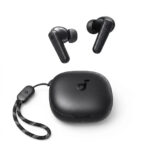 هدفون بلوتوثی Anker SoundCore R50i با کیسه شارژ مشکی و طراحی مدرن