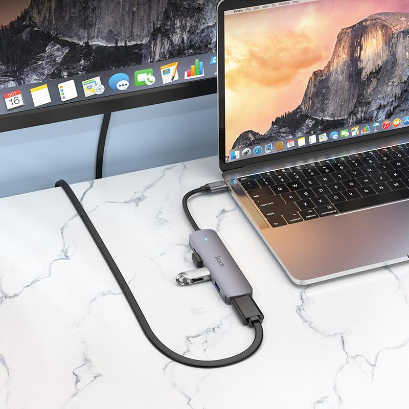 هاب 5 پورت USB-C هوکو مدل HB27 5IN1 - تصویر 2