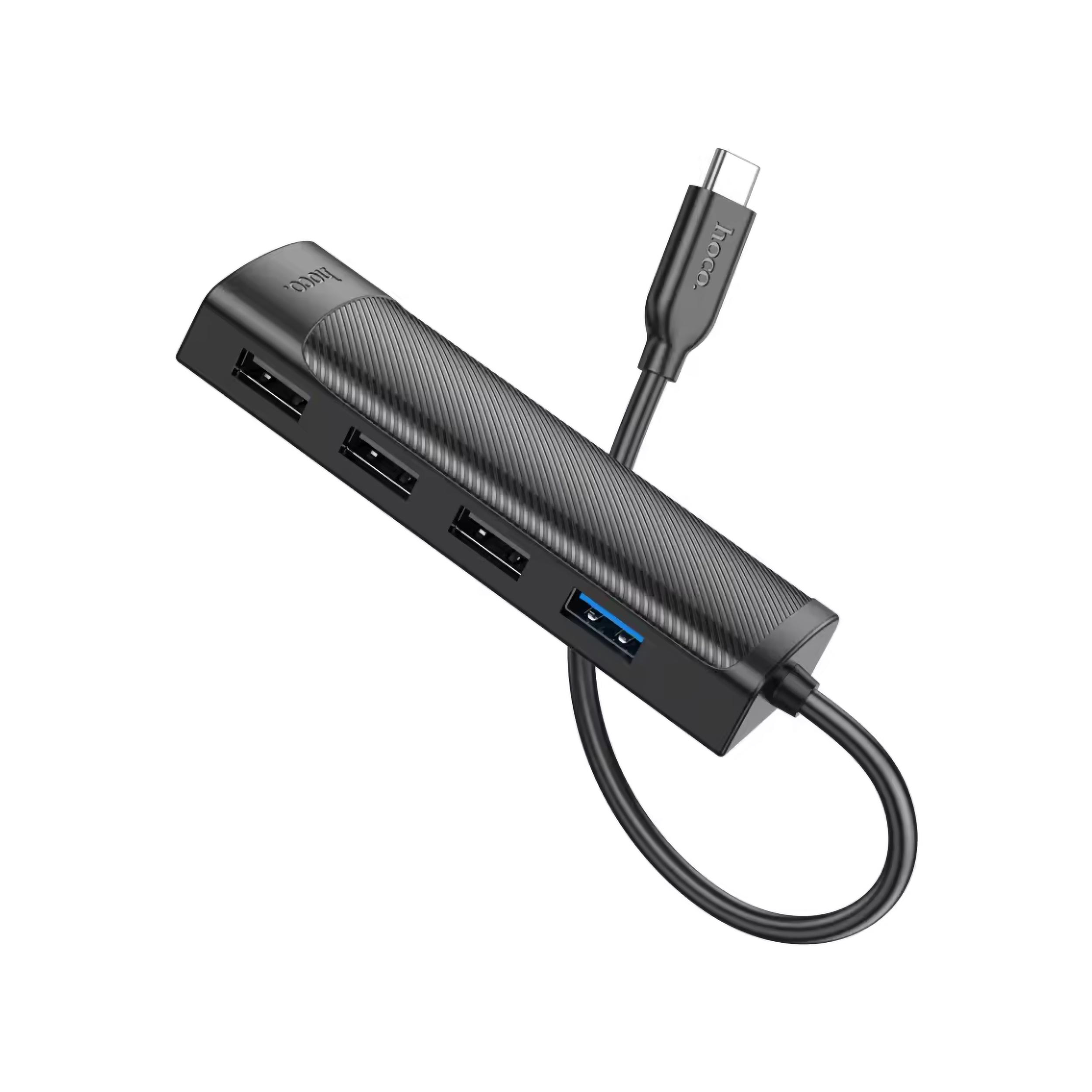هاب 4 پورت USB-C هوکو مدل HB41 4IN1 - تصویر 2