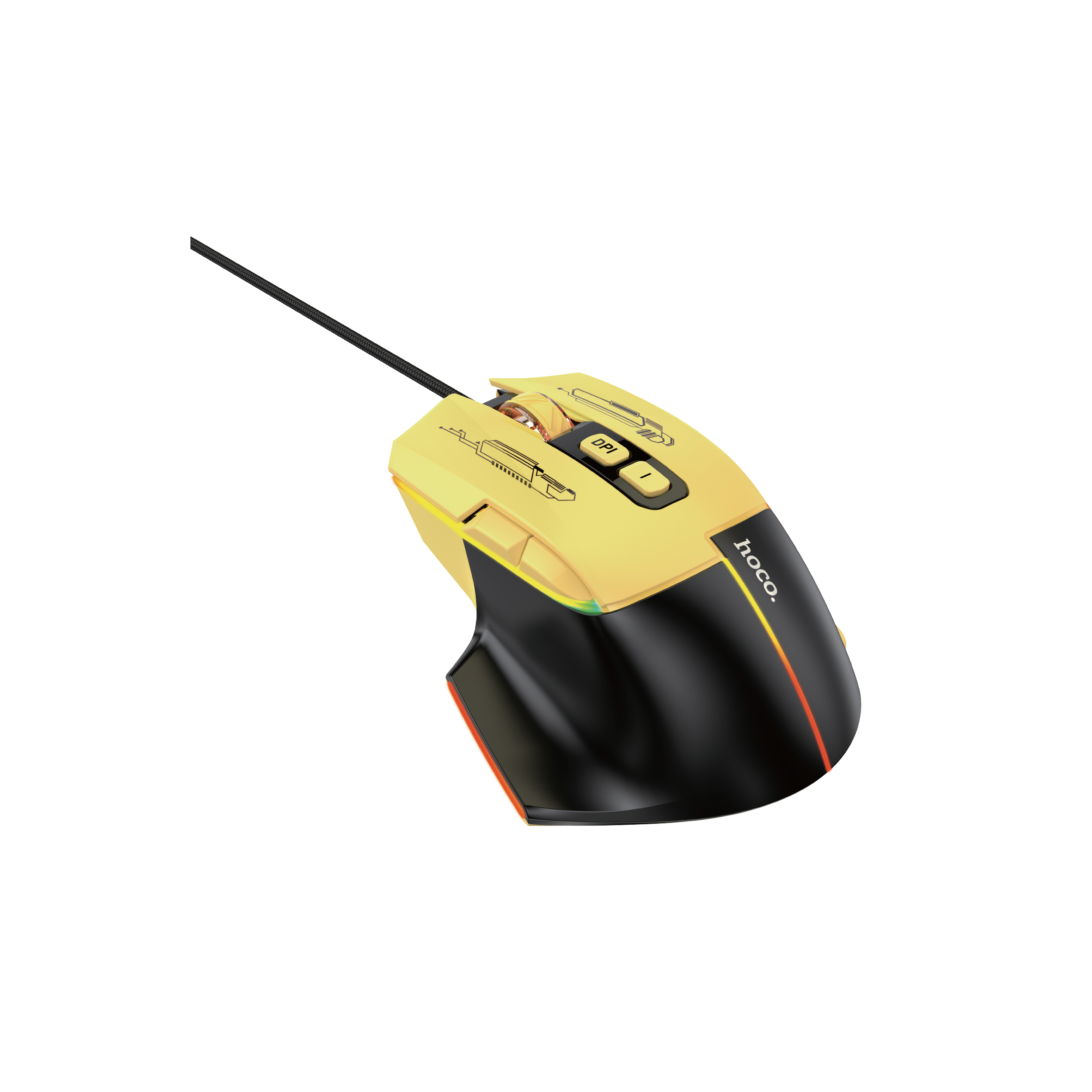 ماوس گیمینگ هوکو مدل GM31 SILENT با اتصال USB
