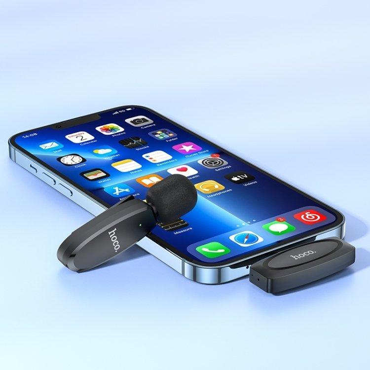 میکروفن یقه ای هوکو مدل L15 LIGHTNING/TYPE-C - تصویر 4